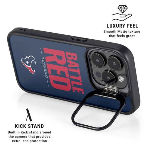 NFL Houston Texans Team Motto iPhone 14 Pro Kickstand Case